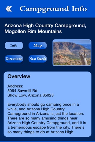 Arizona Campgrounds and RV Parks screenshot 3