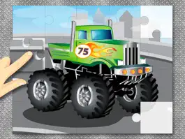 Game screenshot Sports Cars & Monster Trucks Jigsaw Puzzles : free logic game for toddlers, preschool kids and little boys apk