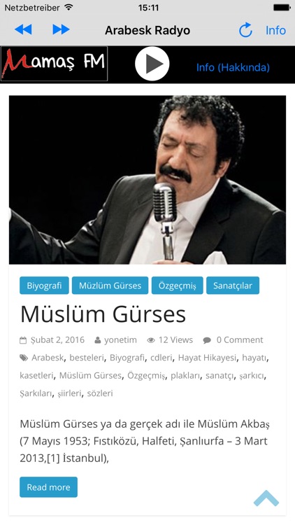 Arabesk Radyo Mamas FM