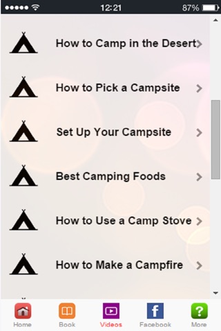 Guide to Camping - Beginner Camping Tips screenshot 2