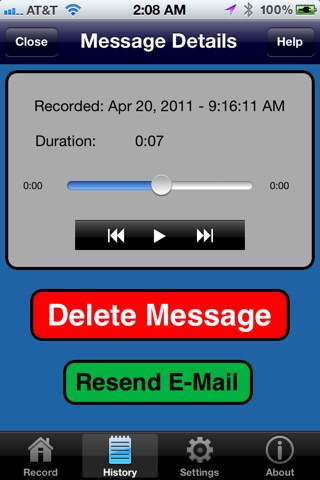 DX QuikVMail screenshot 3