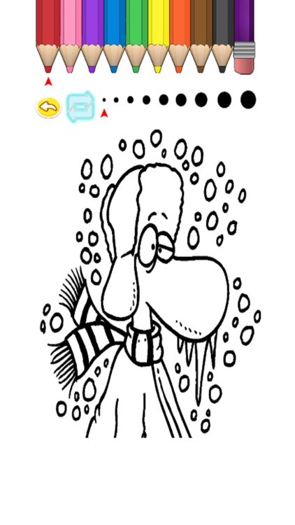 Kids Coloring Book - Cute Cartoon 2 screenshot-4