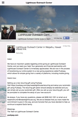Lighthouse Outreach Center screenshot 2
