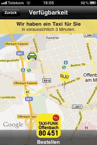 Taxi Offenbach screenshot 4