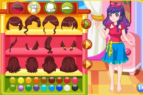 Fashion style dress up game screenshot 2