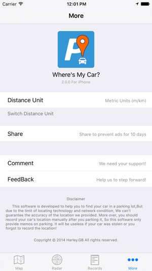 Where's My Car ? - Great tool in a parking lot(圖4)-速報App