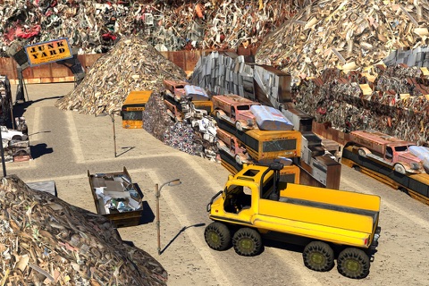 Junk Yard Multilevel Truck 3D Parking screenshot 4