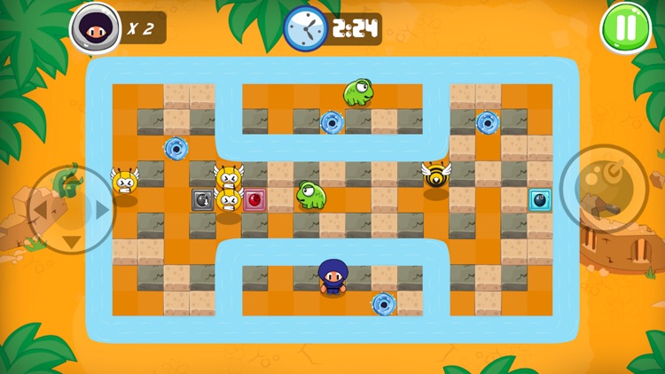 Ninja Boy Adventures - Bomberman edition screenshot-3