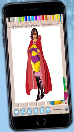 Super heroes coloring pages paint heroes drawings - Premium(圖3)-速報App