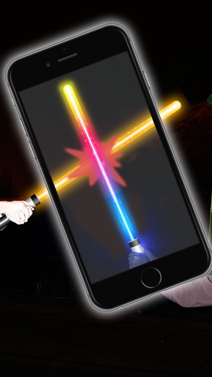 Lightsaber of galaxies Simulator of laser sword with sound effects and camera to take pictures - Premium