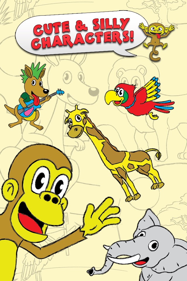 Coloring Animal Zoo Touch To Color Activity Coloring Book For Kids and Family Free Preschool Starter Edition screenshot 2
