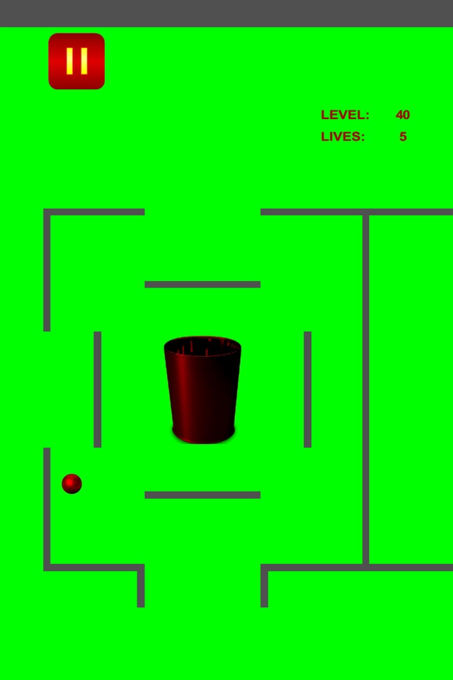 Crazy Red Ball and Walls screenshot 4