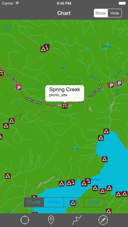 Yellowstone National Park – GPS Offline Map Navigator