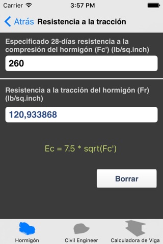 Concrete Engineering Calc. screenshot 3