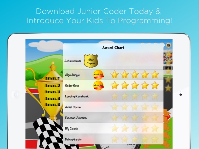 Junior Coder - Visual programming games for kids(圖5)-速報App