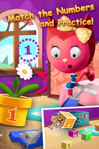 Miss Preschool Kitty - Numbers, Shapes & Math for Kids & Toddlers screenshot 4