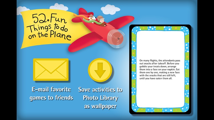 52 Fun Things to do on the Plane