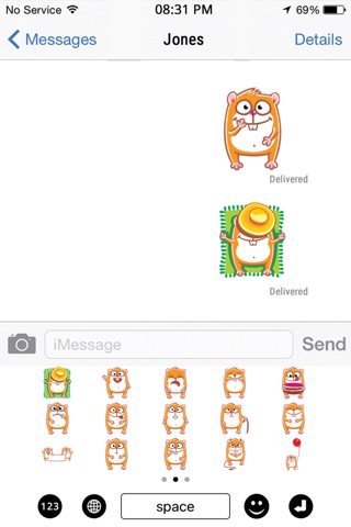 Hamster Emojis screenshot 4