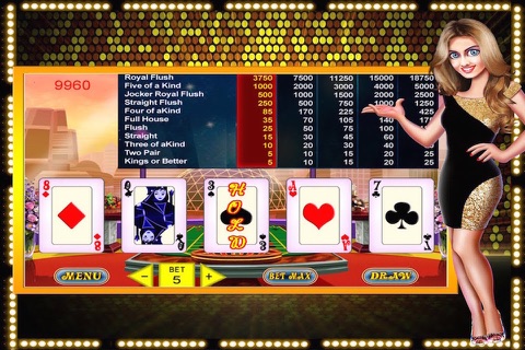 Video Poker Fortune Jackpot - HD screenshot 2