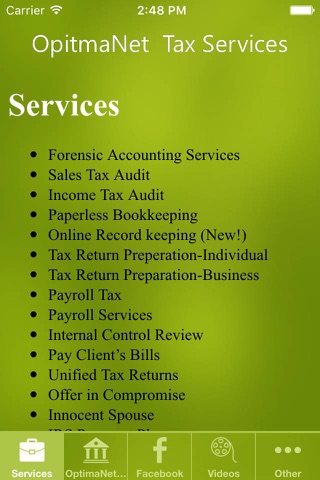 OptimaNet Tax Services screenshot 4