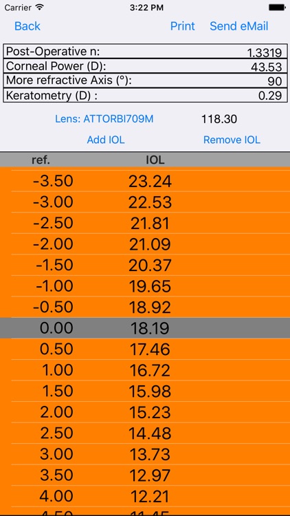 IOL Calculator 3.0 Camellin Calossi