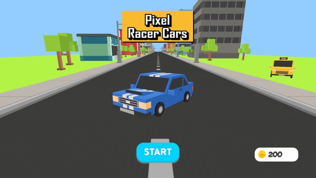 Pixel Racer Cars 3D for TV