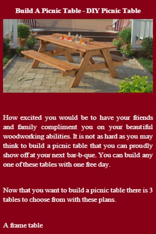 How To Build A Picnic Table screenshot 2
