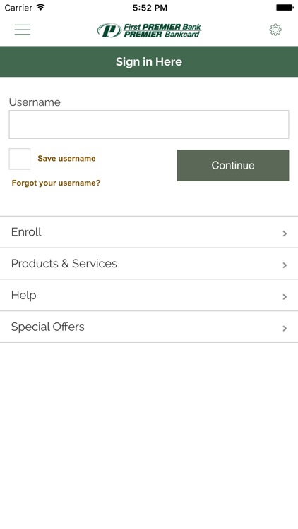 My Premier Credit Card