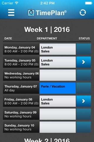 TimePlan Employee App screenshot 3