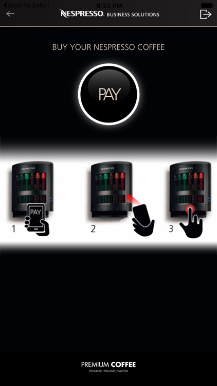 Nespresso Pay - Application for professional vending machines screenshot-3