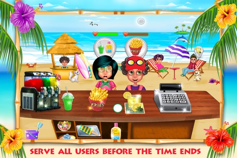 Summer Drinks: Beach Party - Fries, Popsicle, Lemonade & Sandwich Shop Game For Kids & Teens screenshot 3