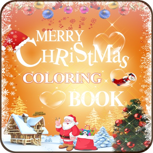 Christmas Coloring Book - Colouring Doodle Fun for Kids Holiday Season icon