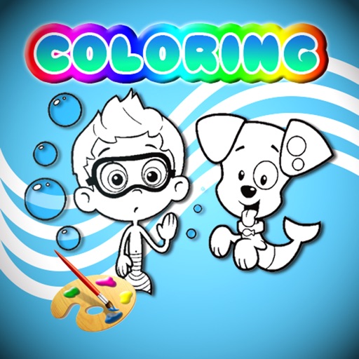 Finger Coloring Game For Kids Molly And Friends Version Icon