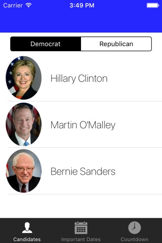 Presidential Candidates - 2016 screenshot 2