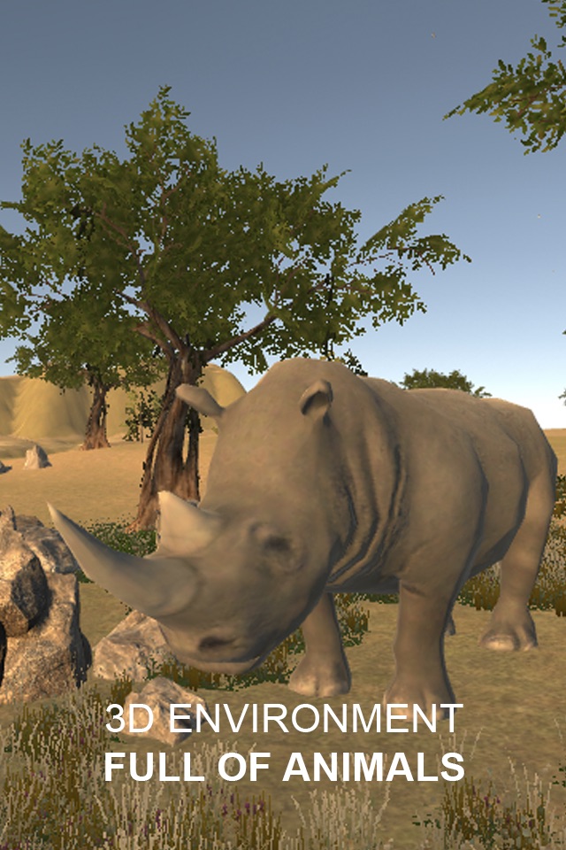 Explain 3D: Tropical and African animals FREE screenshot 3