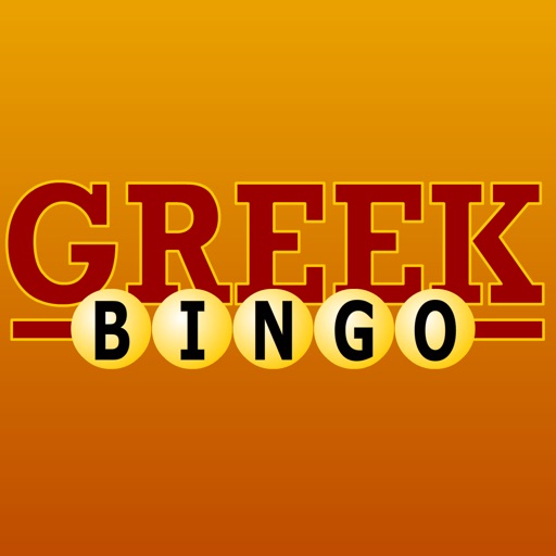 Bingo Greek Alphabet