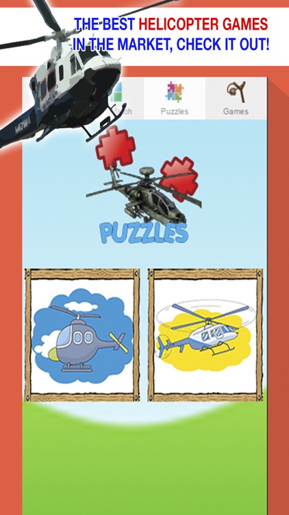 Helicopter Games for Little Boys - Flying Sounds & Puzzles