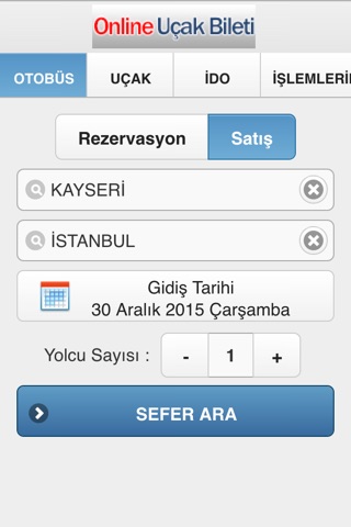 Online Uçak Bileti screenshot 2