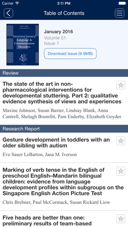 Journal of Language & Communication Disorders screenshot-4
