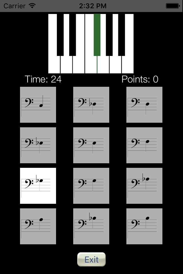 Sheet Music Trainer Piano Bass screenshot 2