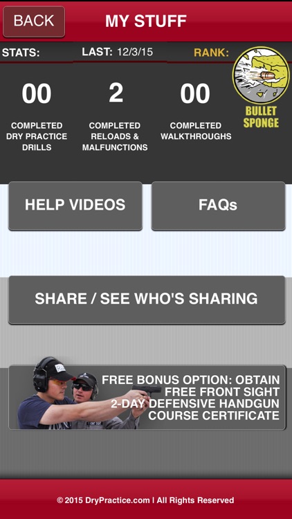 The Official Front Sight Dry Practice App