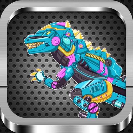 Iron Tyrannosaurus Rex:fun war dragon bady free games for ipad icon