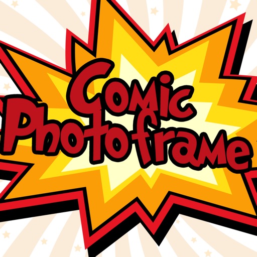 Action Comic Theme Photo Frame/Collage Maker and Editor - Foto Montage with Colorful Frame Icon