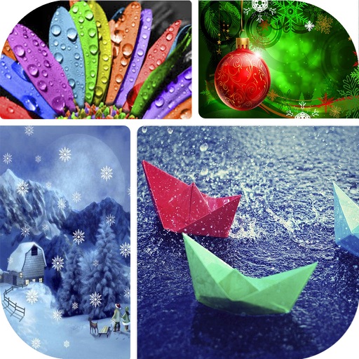 Amazing Wallpapers:Happy New Year & Diy Merry Christmas Screen With Winter Backgrund icon