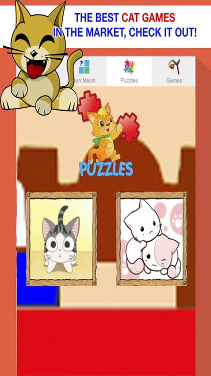 Kitty Cat Games For Kids Girls Free - Jigsaw puzzles & sounds screenshot-4