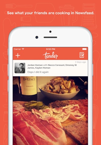 Tender - Social Food screenshot 3
