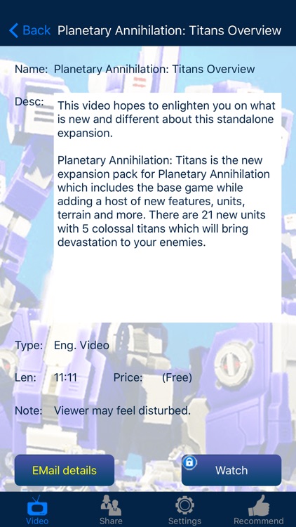 Video Walkthrough for Planetary Annihilation: Titans