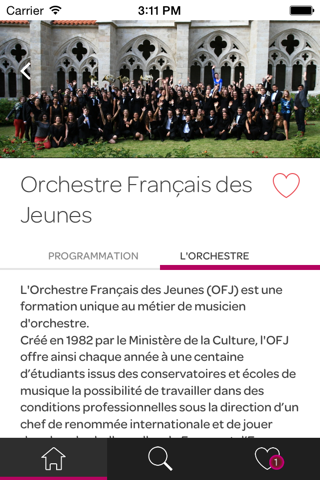 Agenda des orchestres AFO screenshot 4