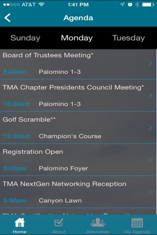 TMA Annual Conference screenshot 2