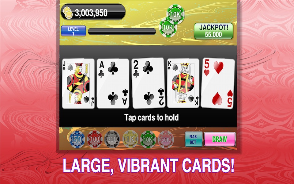 Acey Deucey Three of a Kind Video Poker FREE edition screenshot 3